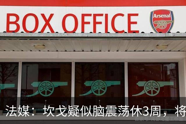 法媒：坎戈疑似脑震荡休3周，将缺战巴黎