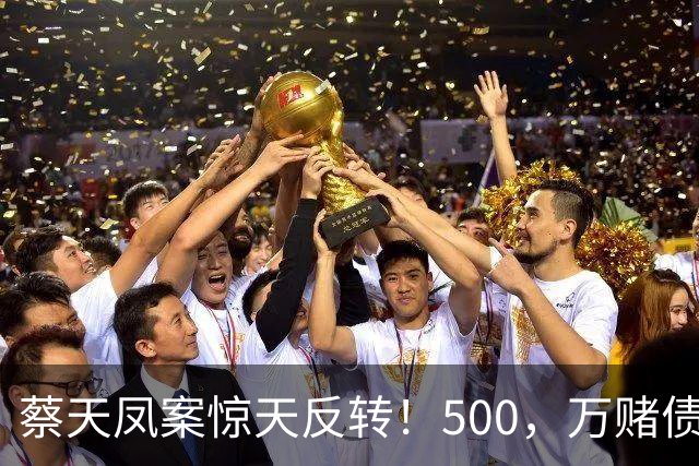 蔡天凤案惊天反转！500，万赌债加6份保险曝光，辩方套路彻底被拆穿